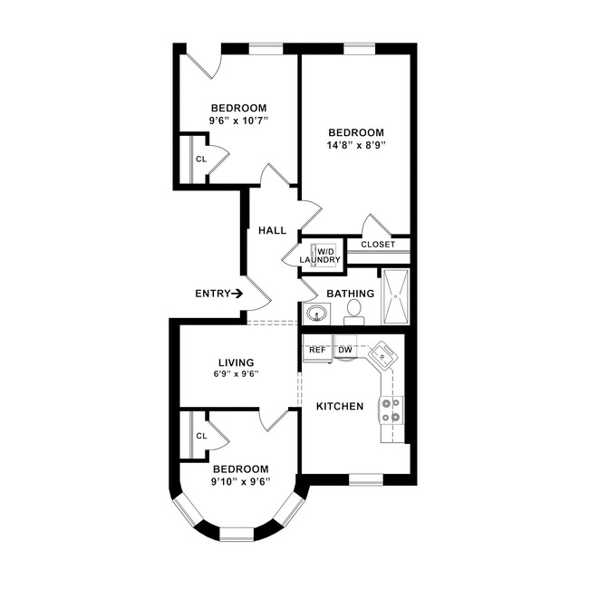 Floorplan - Clearway Apartments