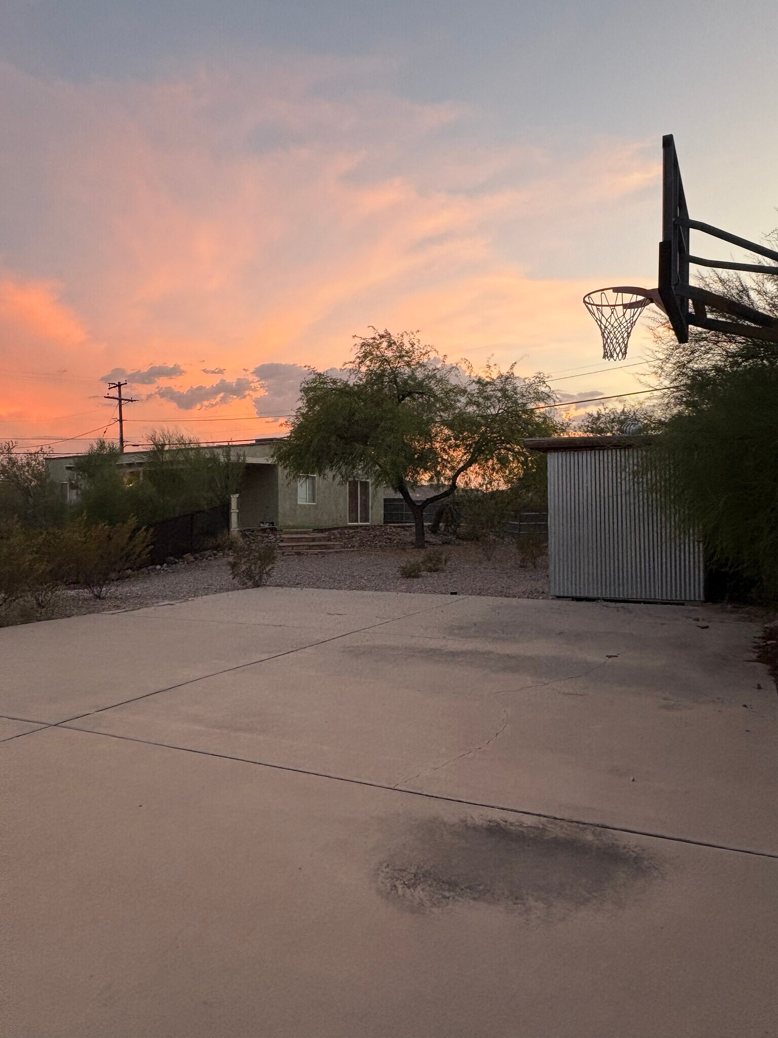Basketball Court and storage - 1964 W King Ave