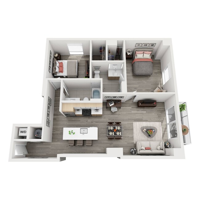 Motion at Dadeland B3 Floor Plan - Motion at Dadeland