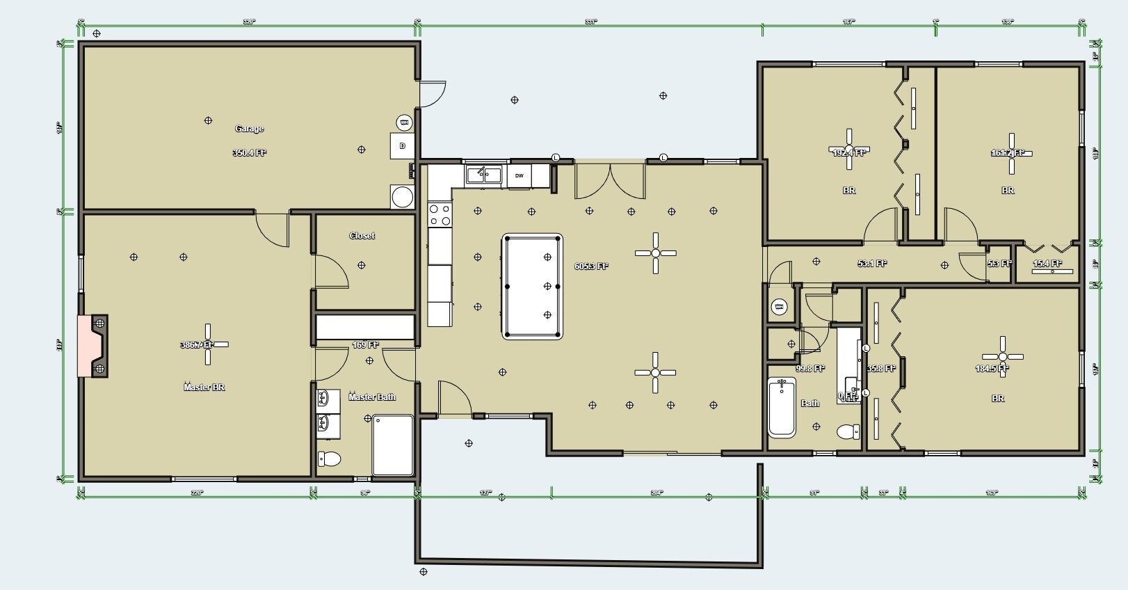 Floor plan - 1128 Otello Ave