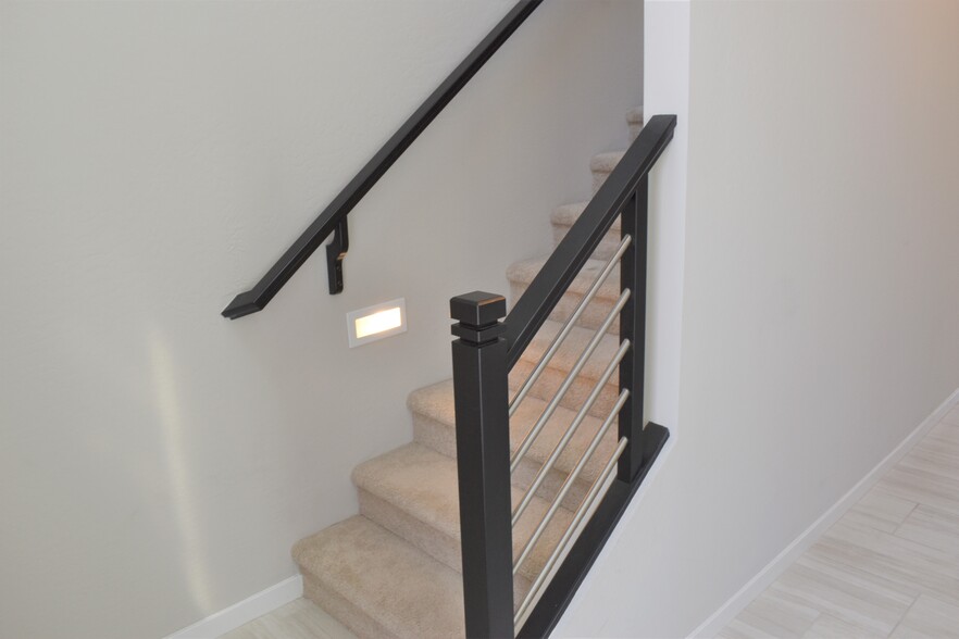 Stairs with Lights - 901 S Smith Rd
