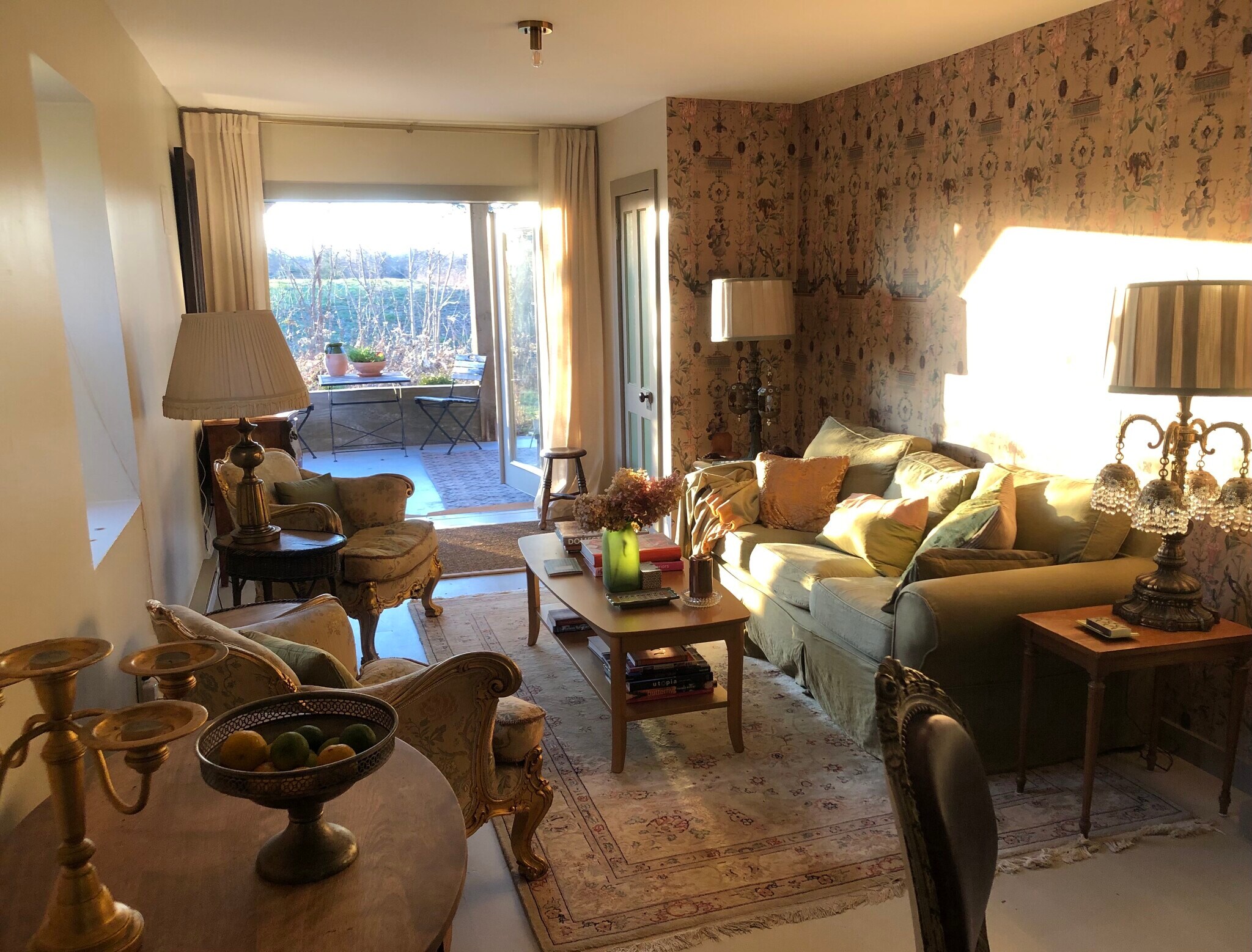 Living Room with double glass doors - 388 Eichybush Rd