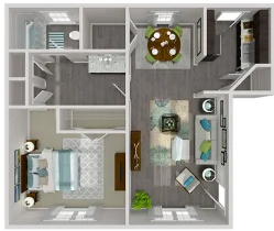 Floorplan - Flats at 235