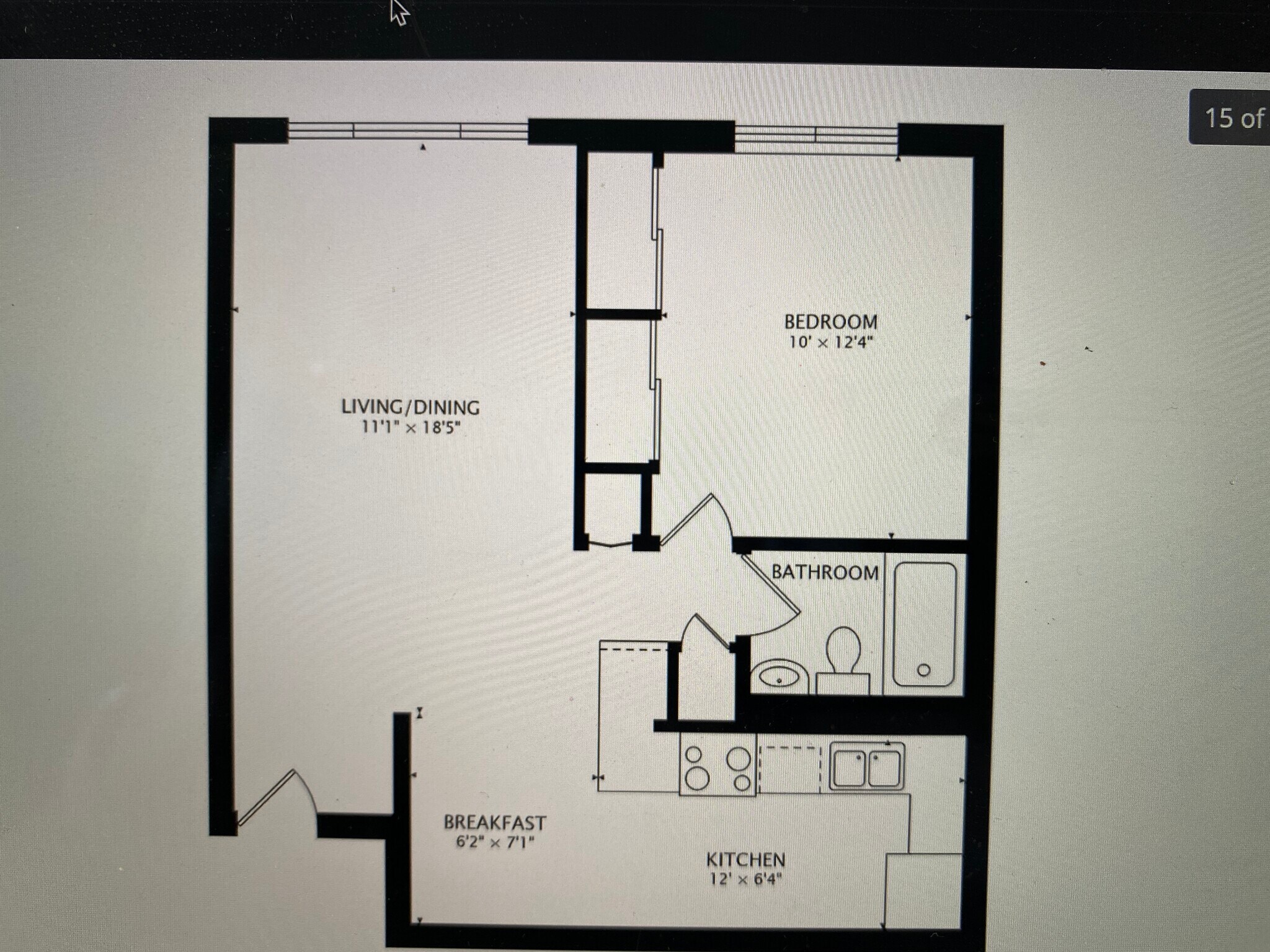 floor plan - 515 W Wrightwood Ave