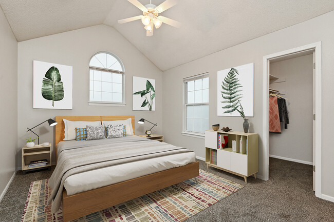 Spacious Bedroom - Timbercreek East Townhomes