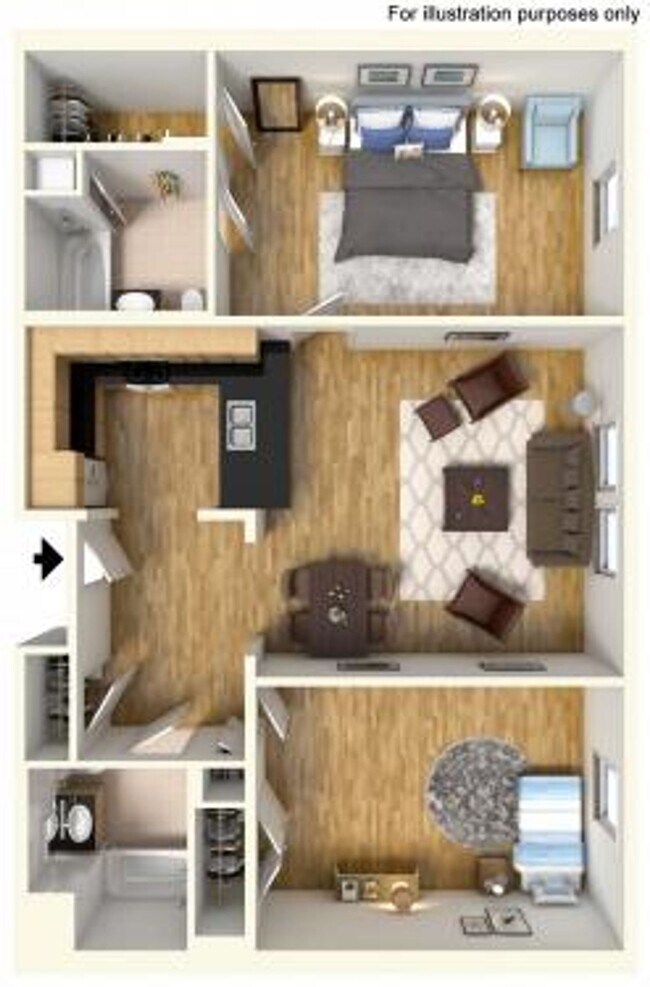 Floorplan - Brookview Commons East - Great Downtown Living