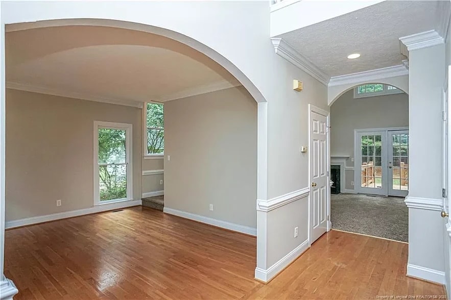 Office and family room - view from foyer - 1977 Culpepper Ln