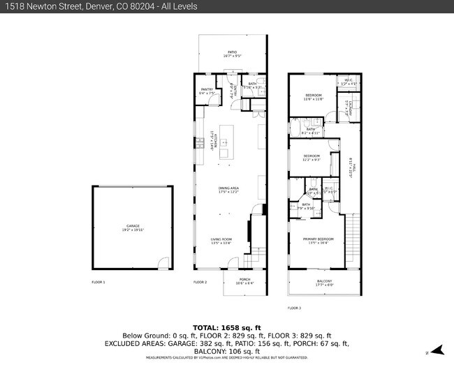 Building Photo - $4,145.95 - 3 Bed, 2.5 Bath Townhome In Denver with Central AC and Outdoor Space!