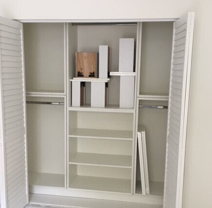 Guest Bed - custom closet storage - 935 Sweetwater Ln