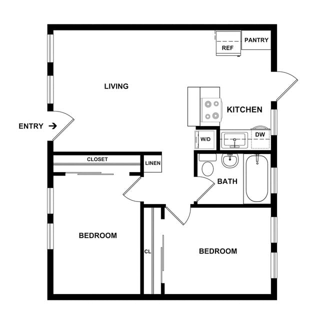 Floorplan - The Parc at 1300