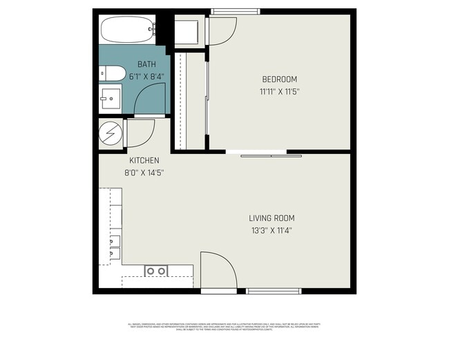 Floorplan - Hillside Apartments
