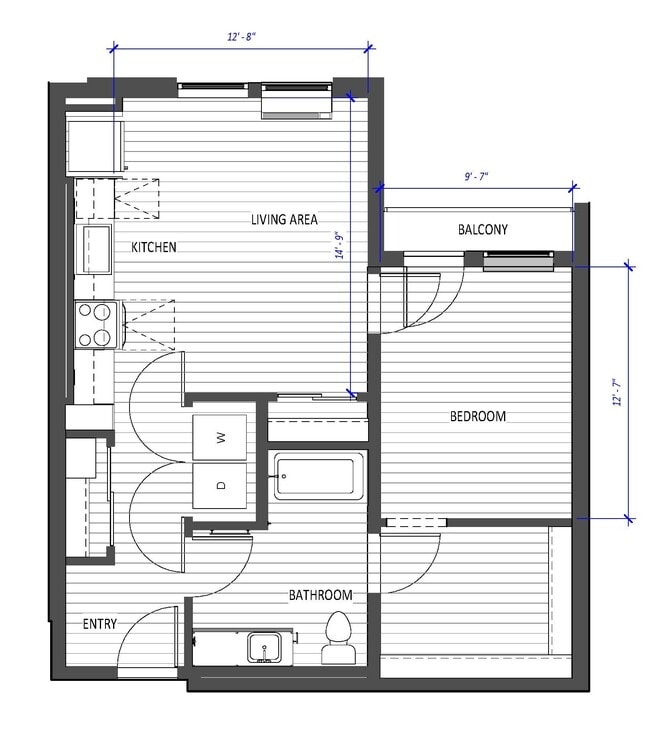 Floorplan - Hyas Point Apartments
