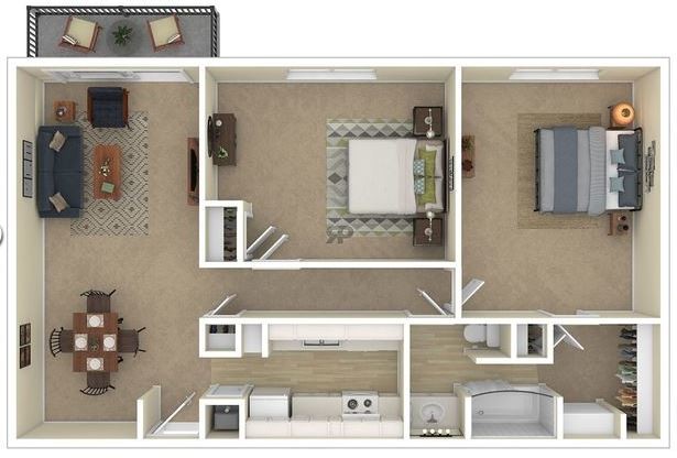 Floorplan - Cambridge at River Oaks