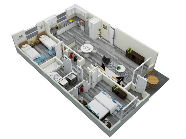 Floorplan - Mandarin Bay Apartments