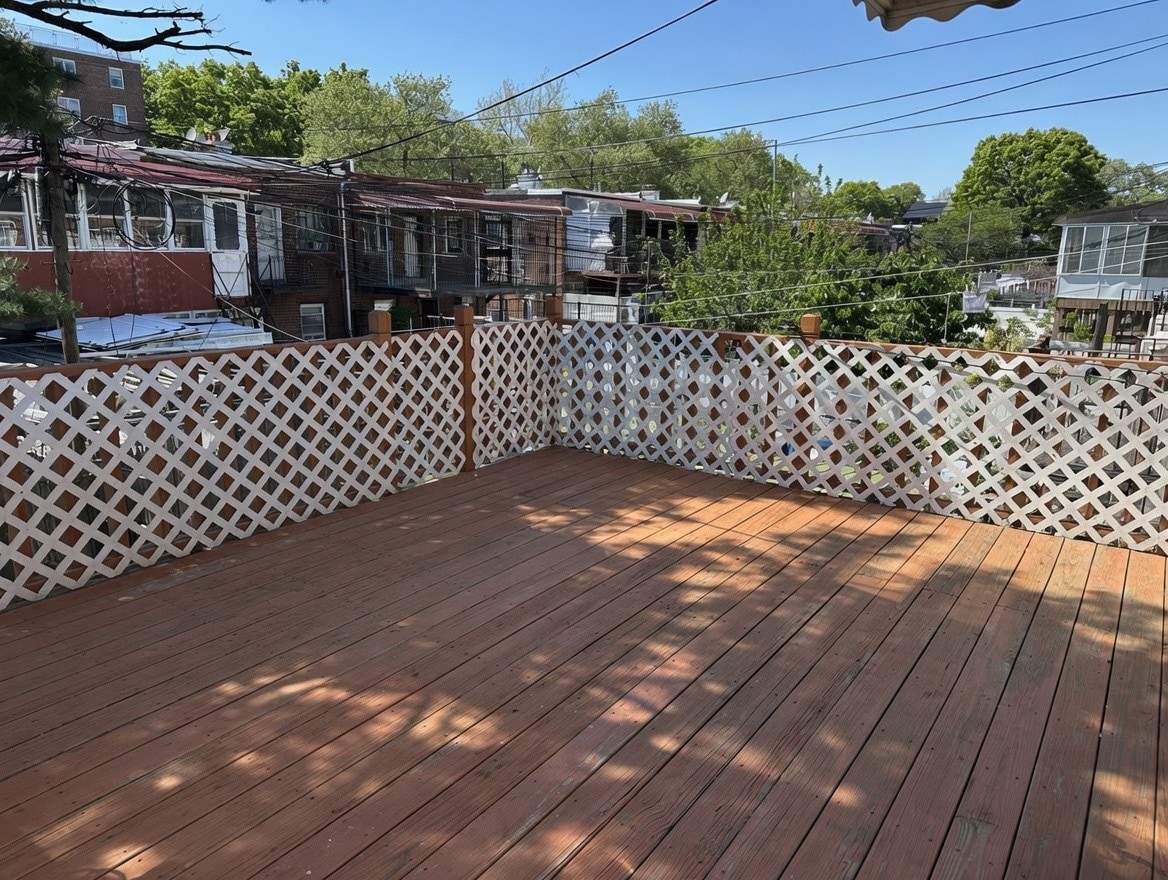 Back deck - 2370 Brigham St