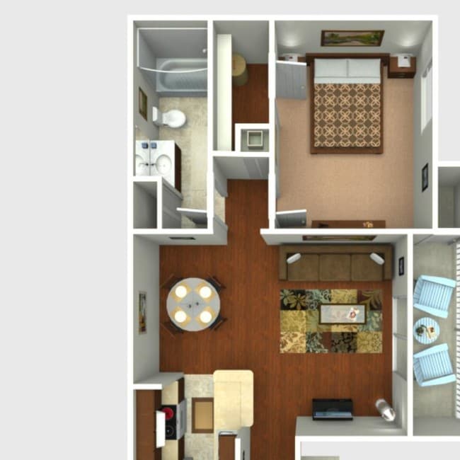 A1 - 1bed 1bath - Crescent Place