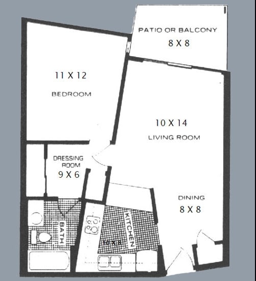1BR/1BA - Tivoli