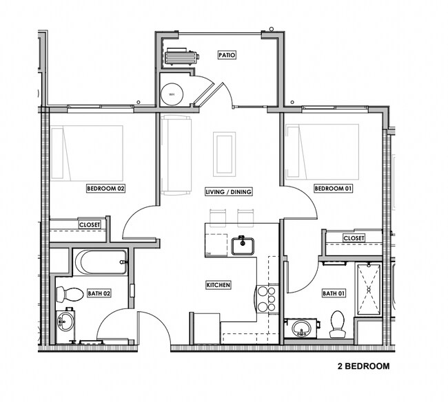 Floorplan - Lincoln Avenue Apartments