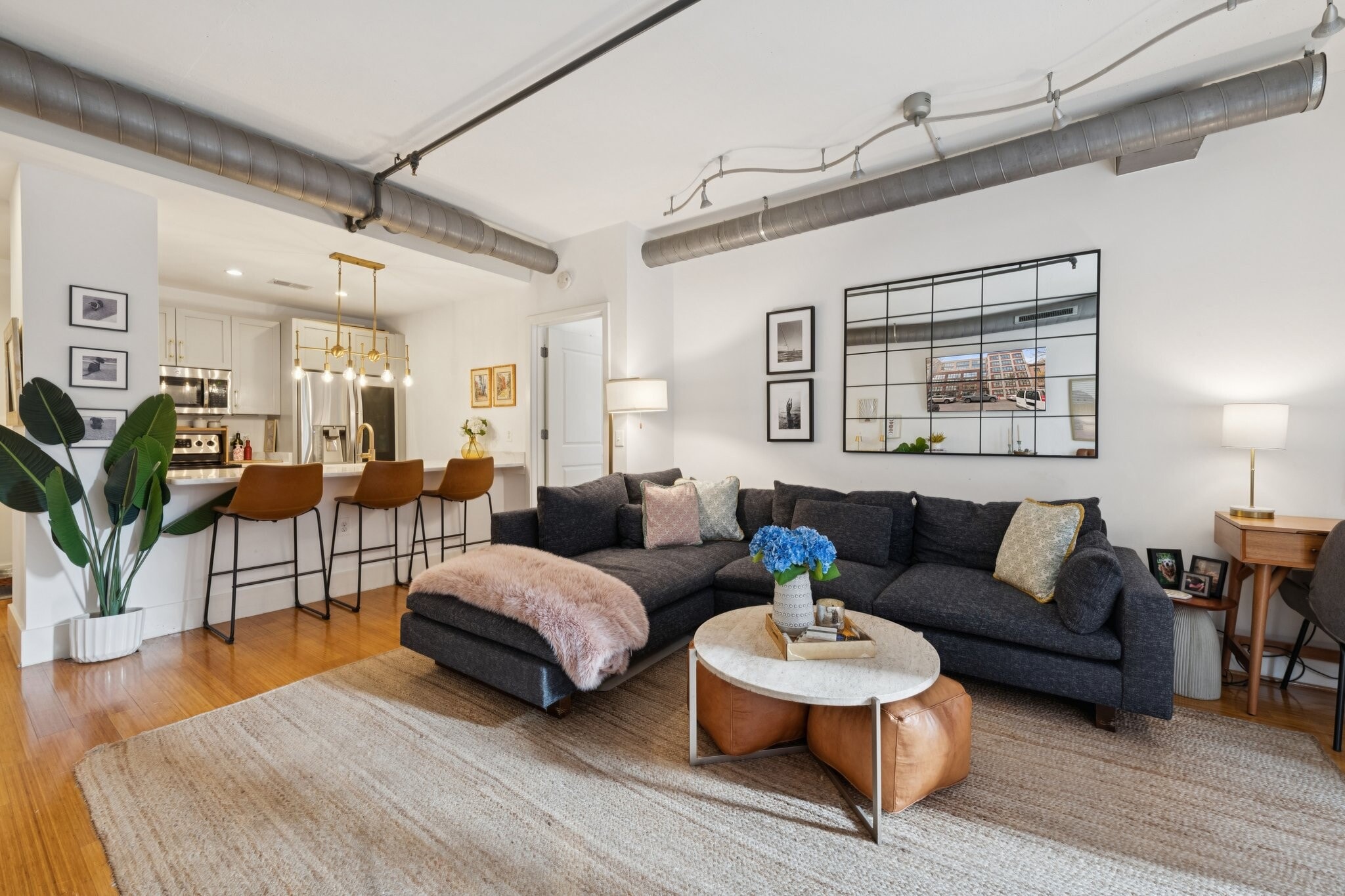 Large Living/Dining Space - 1440 Church St NW