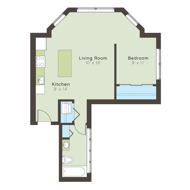 Floorplan - 5100 S. Ellis Avenue