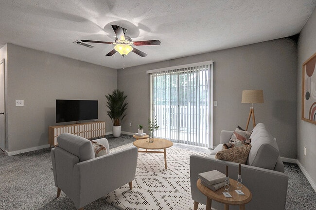 Living Area - Cambridge Apartments