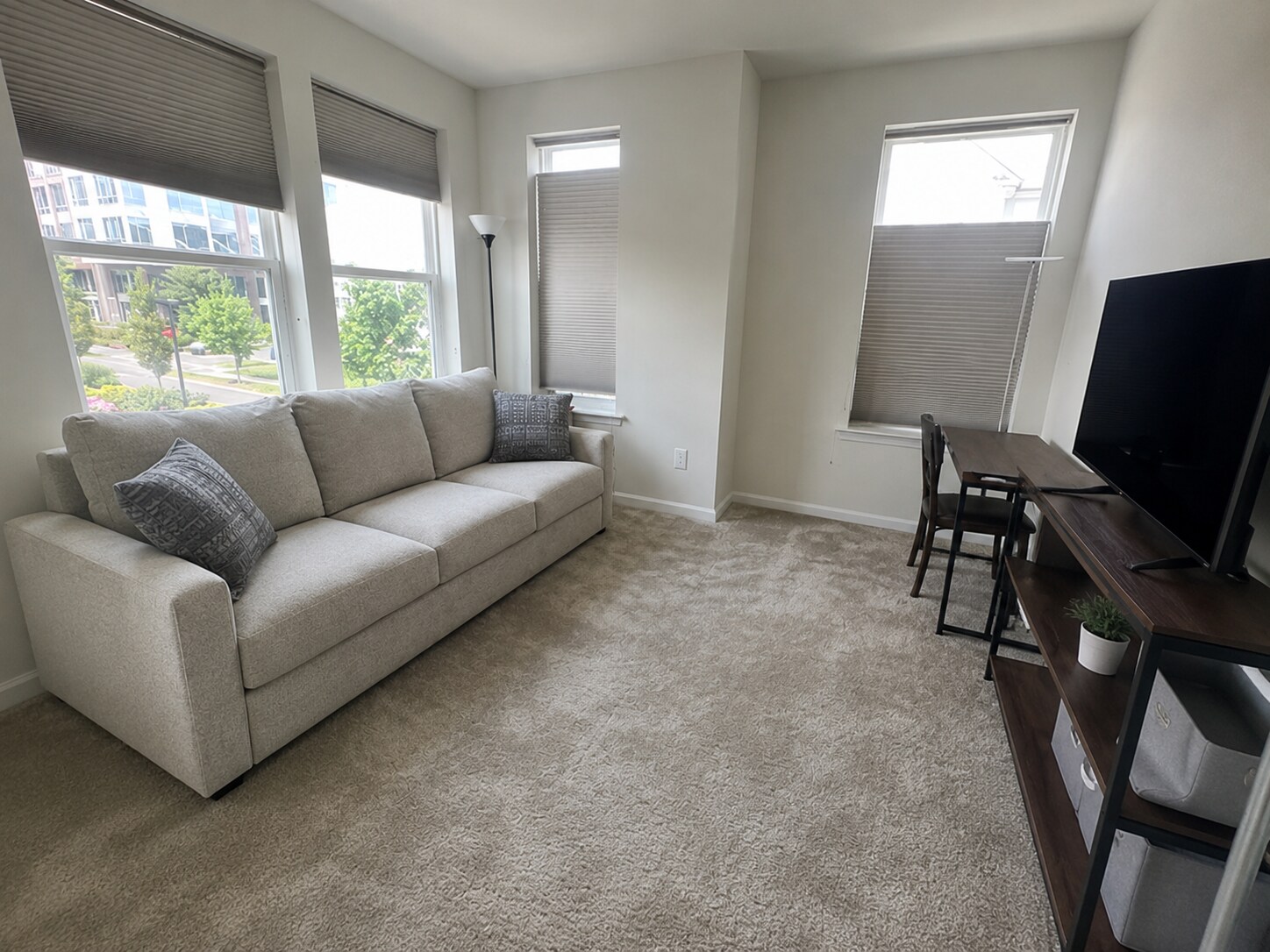 second bedroom converted to a home office - 5 Sadie Cir