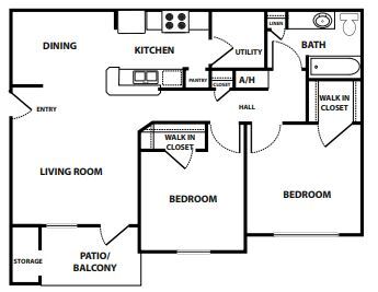 Floorplan - Tierra Blanca Apartments