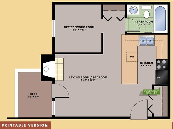 STUDIO - Crown Court Apartments