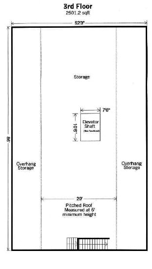 3rd Floor Plan - Artillery Lofts
