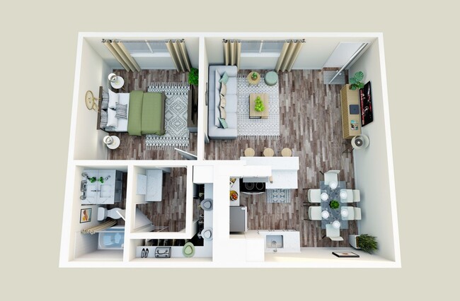 Floorplan - Country Club Apartments