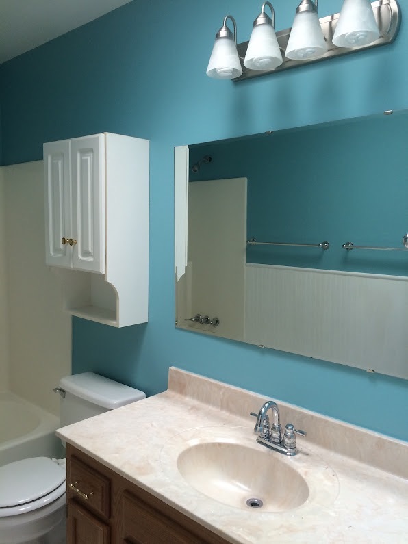 Bright Hall Bathroom with skylight! - 602 Creekvalley Rd.