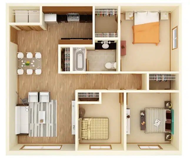 Floorplan - Birchview Apartments