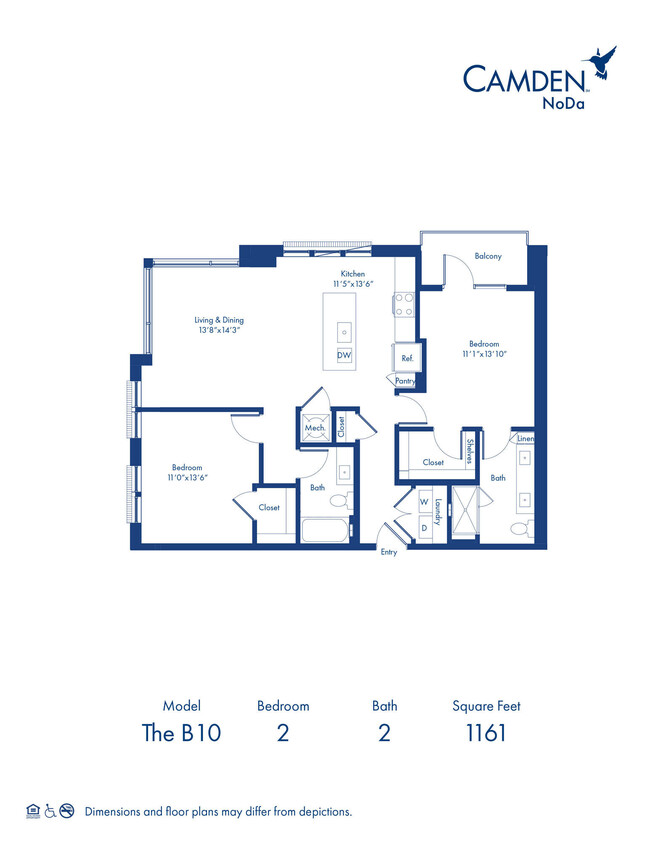 Floorplan - Camden NoDa