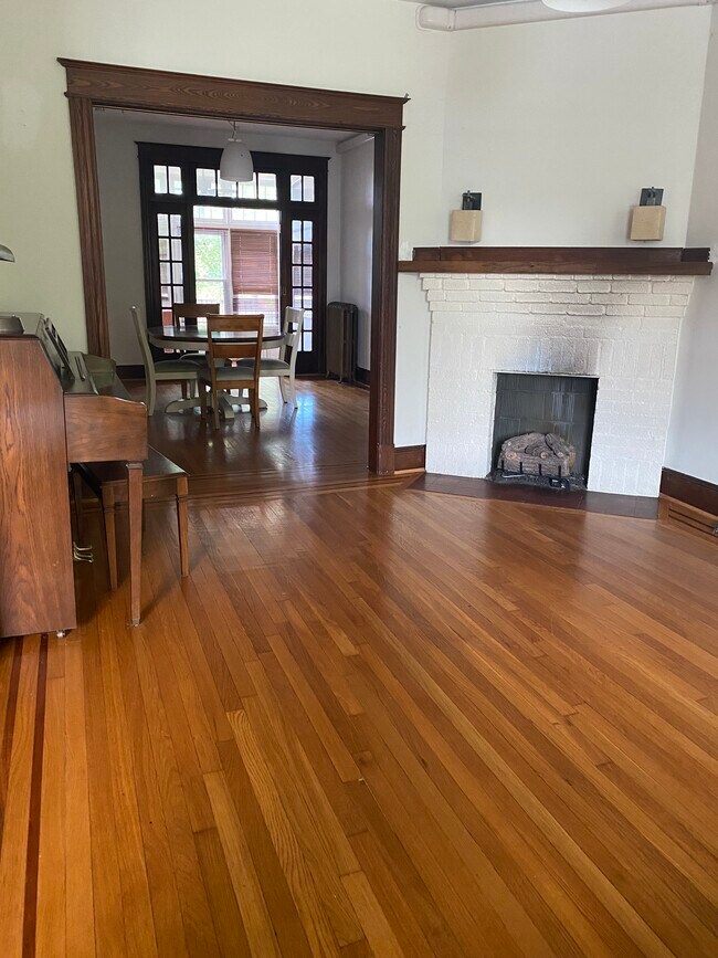 Livingroom to dining and sun room - 4206 New Hampshire Ave NW