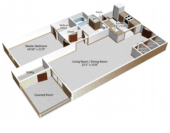 1BR/1BA - The Fairways at Timber Banks