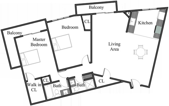 Floorplan - The Hilgard