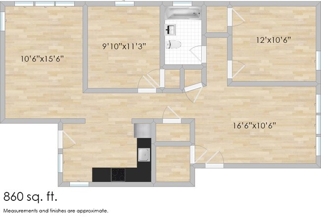 Floorplan - 218-228 Pleasant St. and 134-140 S. Harvey Ave.
