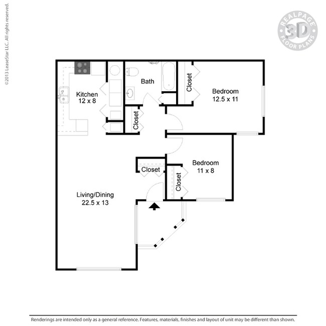2BR/1BA - Villas of Rock Prairie