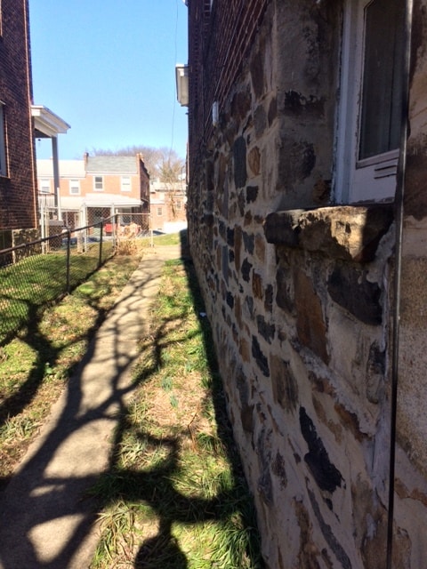 most windows face side yard - 1417 West 37th Street