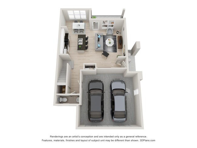 Floorplan - The Strand at Beulah Townhomes