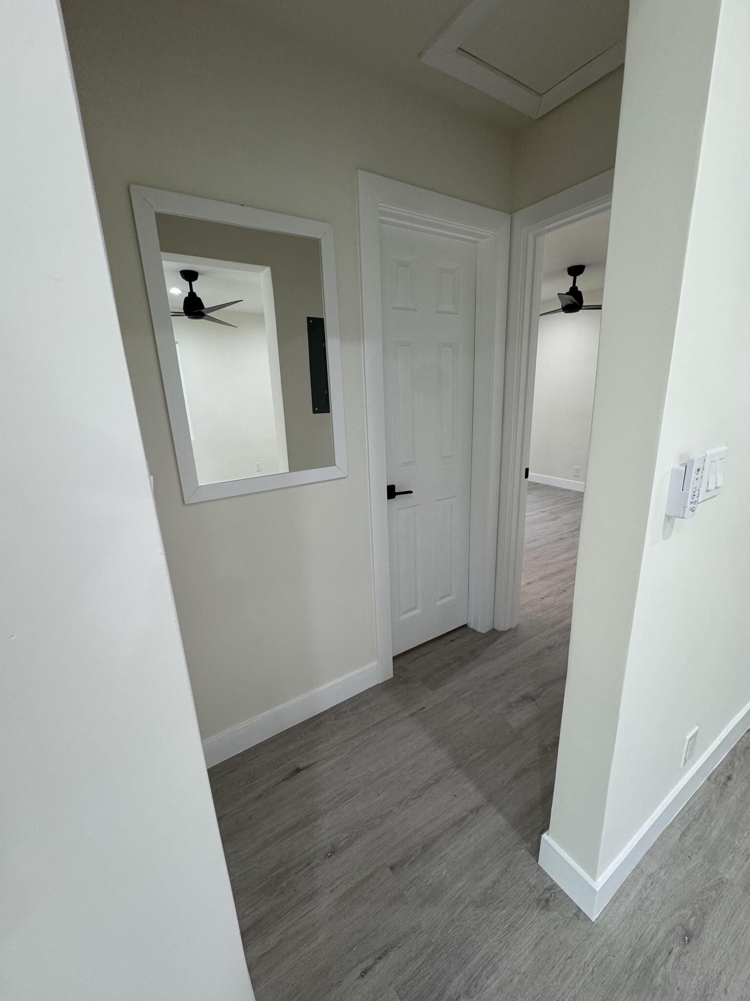 Hallway to bathroom and bedroom - 7635 1/2 Lexington Ave