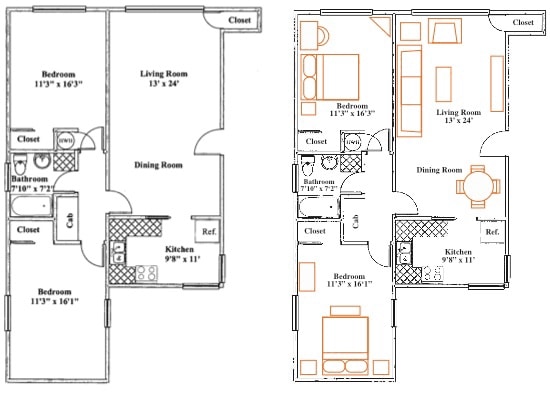 2BR/1.5BA - Lemarsh Chatsworth Apartments