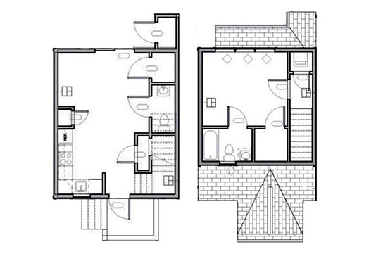 1 BEDROOM - Fisterra Gardens Townhomes