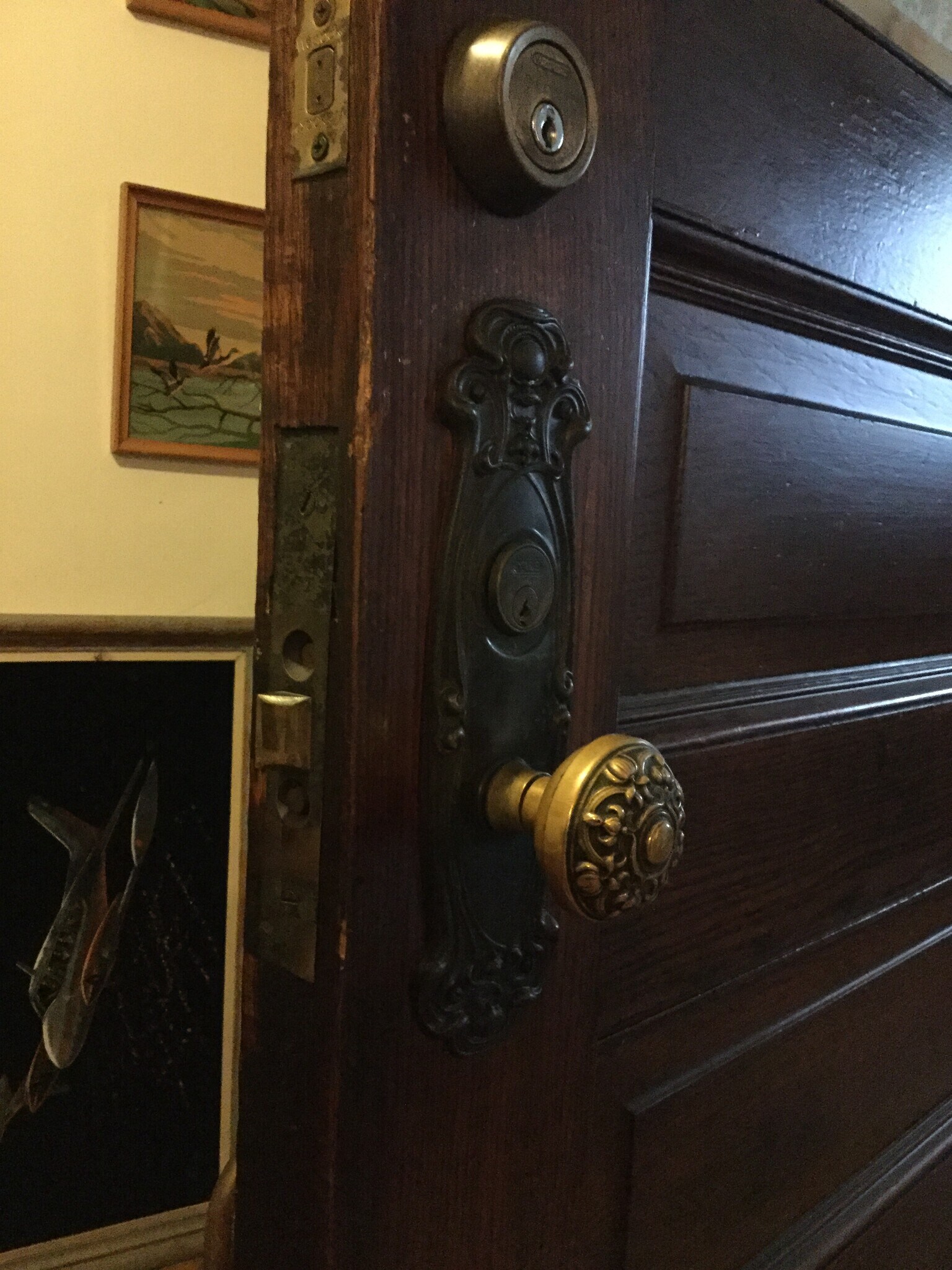 Unique solid doors - 816 Ashland Ave