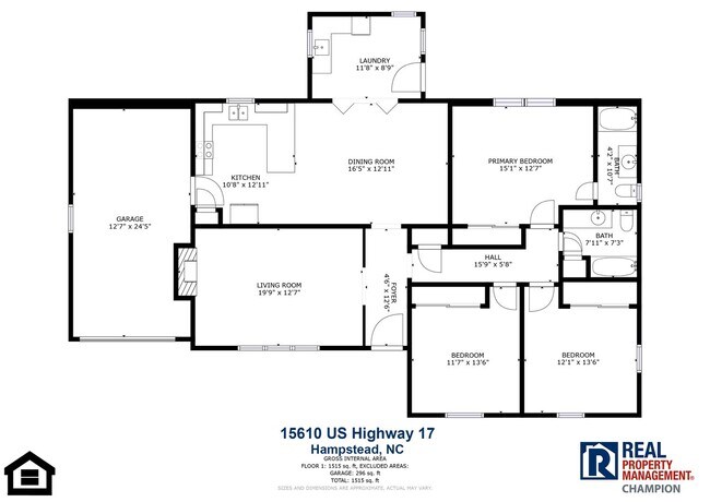 Building Photo - All Brick Ranch in the Heart of Hampstead
