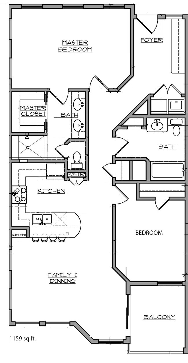 Floorplan - The Lofts of Conroe