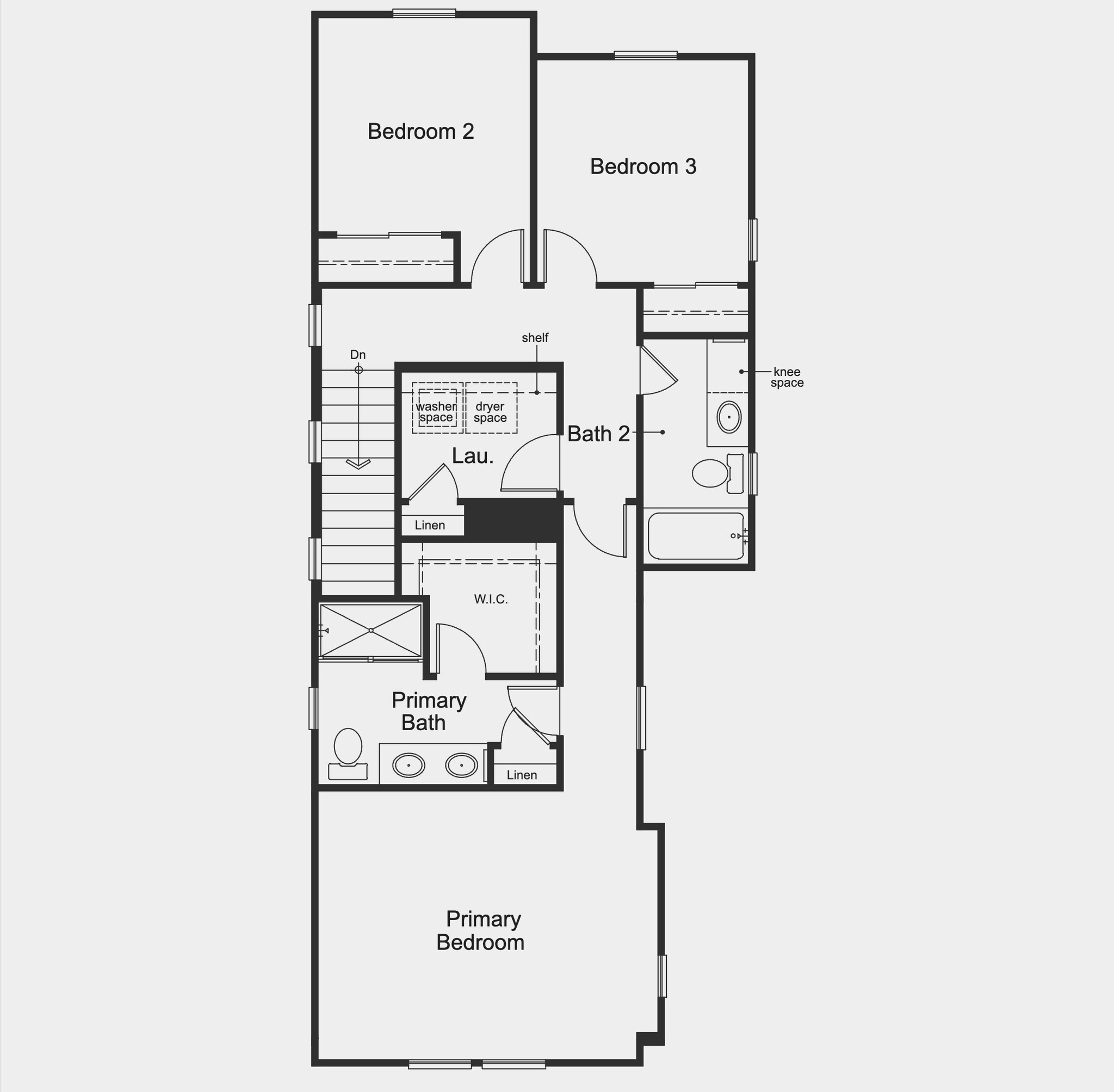 Second floor plan - 7862 Paseo de Daly