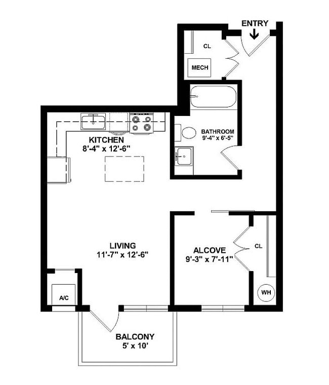 S2 Floorplan with Room Dimensions - Maple and Main
