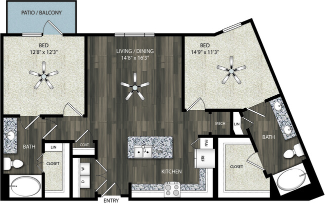 Floorplan - Oaks 55