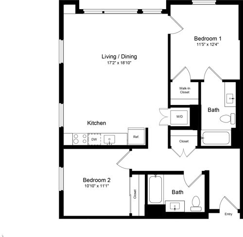 Floorplan - One Henry Adams